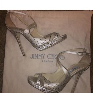 Jimmy Choo Rhinestone Shoes